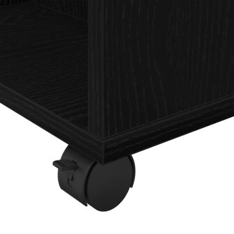 Opbergkast 60x53x72,5 cm bewerkt hout zwart eikenkleurig 8