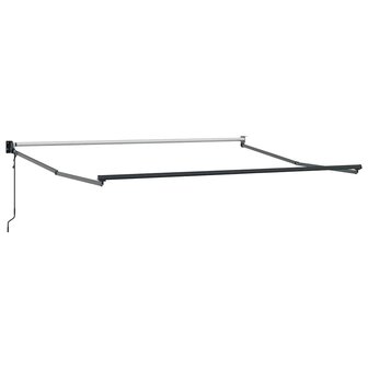 Luifel automatisch uitschuifbaar 300x250 cm lichtgrijs 4