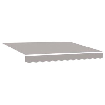 Luifel automatisch uitschuifbaar 350x250 cm lichtgrijs 4