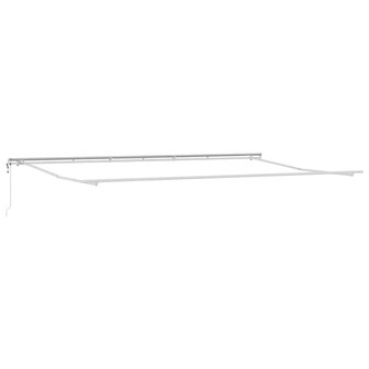 Luifel automatisch uitschuifbaar 600x350 cm lichtgrijs 3
