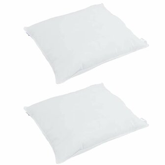 Kussens 2 pcs Wit 40 x 40 cm 130gsm 100% katoen 2