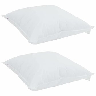 Kussens 2 pcs Wit 40 x 40 cm 130gsm 100% katoen 2