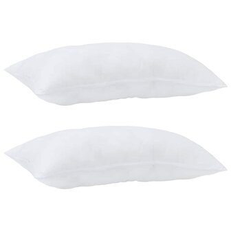 Kussens 2 pcs Wit 40 x 80 cm 2