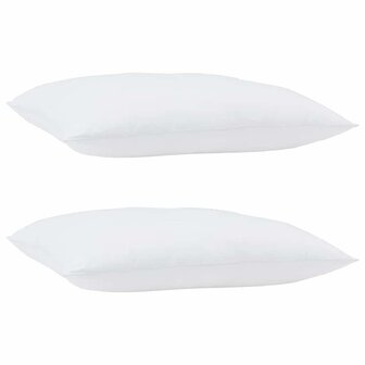 Kussens 2 pcs Wit 50 x 70 cm 2