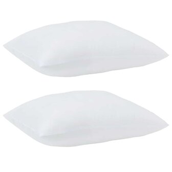 Kussens 2 pcs Wit 60 x 70 cm 85gsm 100% polyester 3