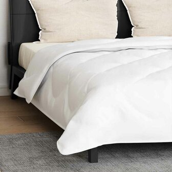 Dekbed met kussen 3 pcs Wit 200 x 220 cm Microfibre 4