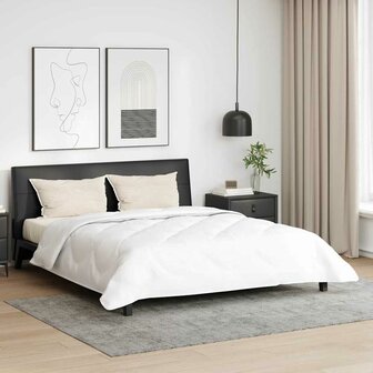 Dekbed met kussen 3 pcs Wit 240 x 220 cm Microfibre 1