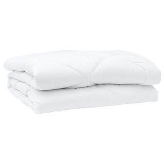 Dekbed met kussen 3 pcs Wit 240 x 220 cm Microfibre 3