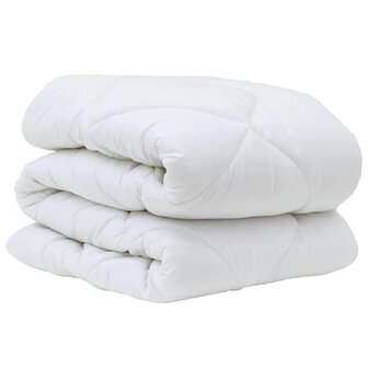 Dekbed Anders met kussen 3 pcs Wit 200 x 220 cm Microfibre 3