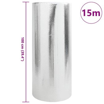 Warmtereflector voor radiator dubbelzijdig 1x15 m 5