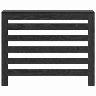 Radiatorafdekking Zwart Eiken 104x20x82 cm Bewerkt Hout 3