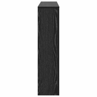 radiatorafdekking Zwart Eiken 149x20x82 cm Ge&euml;ngineerd Hout 4