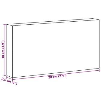 Zoutstenen 20 st 20x10x2,5 cm 23 kg roze 7