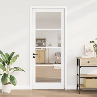 Binnendeur met Glas &amp;apos;ORKDAL&amp;apos;Wit 93x232x4 cm 3