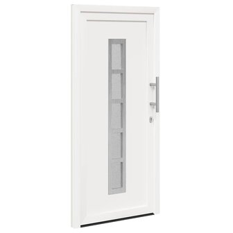 Voordeur Wit 88 x 200 cm PVC 3