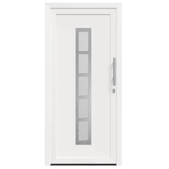 Voordeur Wit 88 x 200 cm PVC 5