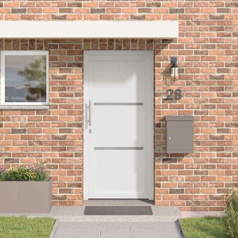 Voordeur Wit 108 x 208 cm PVC 1
