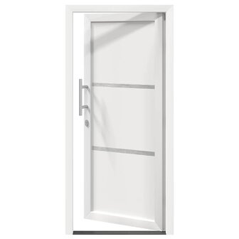 Voordeur Wit 108 x 208 cm PVC 4