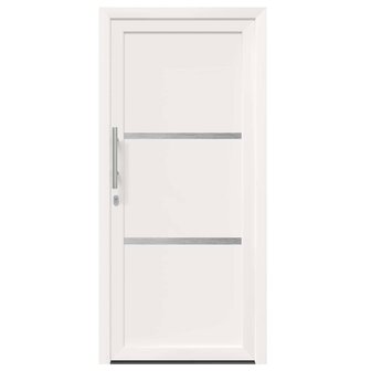Voordeur Wit 108 x 208 cm PVC 5