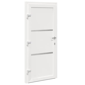 Voordeur Wit 108 x 208 cm PVC 8
