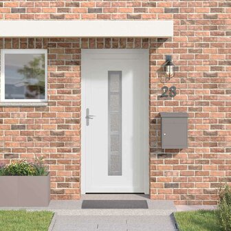 Voordeur Wit 98 x 208 cm PVC 1