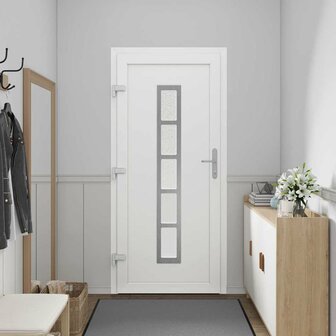 Voordeur Wit 108 x 208 cm PVC 2