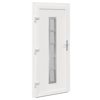Voordeur Wit 108 x 208 cm PVC 8