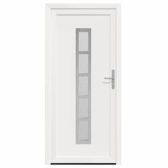 Voordeur Wit 108 x 208 cm PVC 5