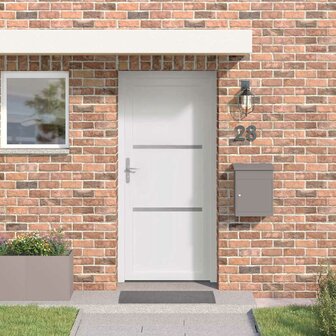 Voordeur Wit 108 x 208 cm PVC 1