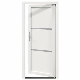 Voordeur Wit 108 x 208 cm PVC 4