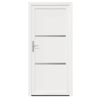 Voordeur Wit 108 x 208 cm PVC 5