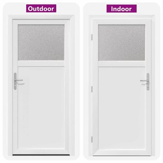 Voordeur Wit 98 x 198 cm PVC 5