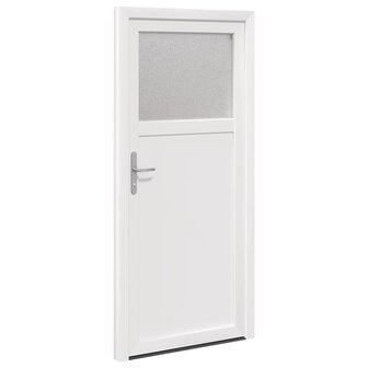 Voordeur Wit 88 x 198 cm PVC 3