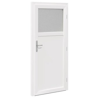 Voordeur Wit 98 x 198 cm PVC 7
