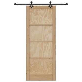 Schuifdeur met Hardware Set &amp;apos;ORKDAL&amp;apos;Massief Hout 3