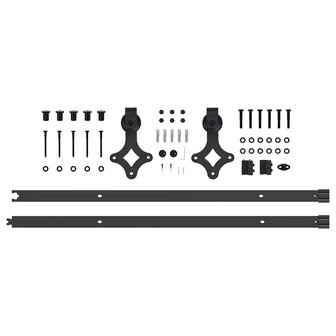 Schuifdeur met Hardware Set &amp;apos;ORKDAL&amp;apos;Massief Hout 8