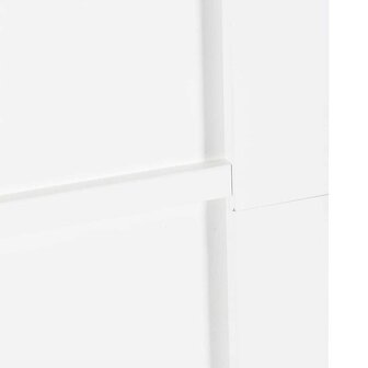 Schuifdeur met Hardware Set Wit 61x198,5 cm van Massief Hout (Grenen) 7