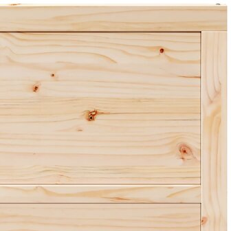 Schuifdeur Bruin 100 x 208 cm Massief grenenhout 7