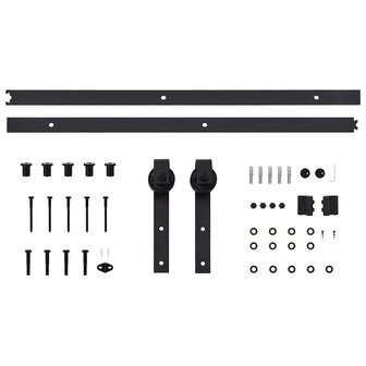 Schuifdeur Bruin 90 x 208 cm Massief grenenhout 8