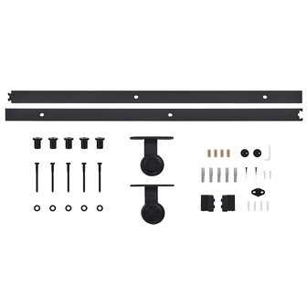 Schuifdeur Bruin 90 x 208 cm Massief grenenhout 8