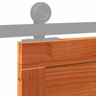 Schuifdeur Wasbruin 90 x 210 cm Massief grenenhout 7