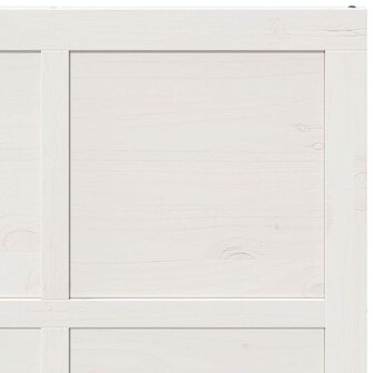 Schuifdeur Wit 80 x 210 cm Massief grenenhout 6