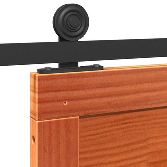 Schuifdeur Bruin 80 x 210 cm Massief grenenhout 7