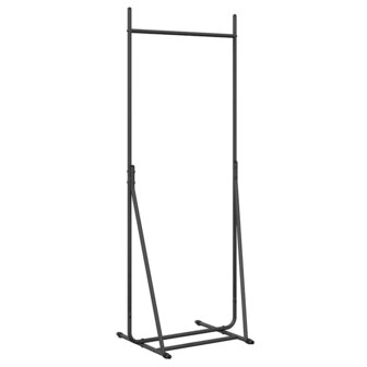 Kledingrek Zwart 62x48x158 cm Gegalvaniseerd Staal 6
