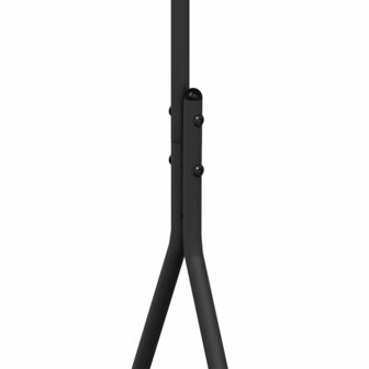 Kledingrek Zwart 100x56x154 cm van Gegalvaniseerd Staal 8