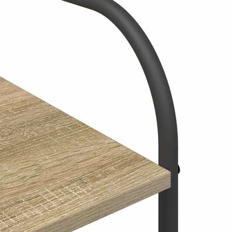 Kledingrek met Planken Sonoma Eiken 120x44x160 cm Gemaakt van Geengineerd Hout 8