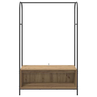 Kledingrek met Planken van Artisan Eiken 100x44x160 cm 4
