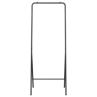 Kledingrek Zwart 60x53x155 cm Van Gegalvaniseerd Staal 4