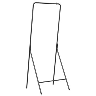Kledingrek Zwart 60x53x155 cm Van Gegalvaniseerd Staal 6