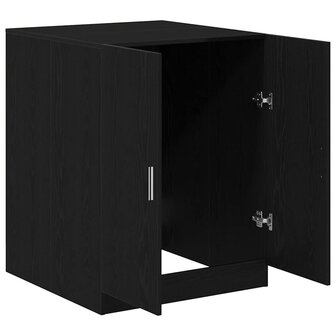 Afwasmachinekast Zwart Eiken 70,5x71,5x91,5 cm Bewerkt Hout 4